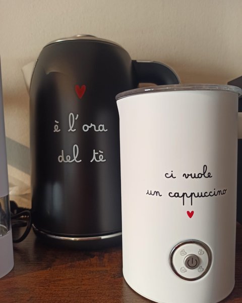 Bollitore e montalatte Simple Day «è l'ora del tè» - Harmony Collegno