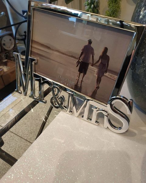Cornice portafoto «Mr & Mrs» regalo matrimonio - Harmony Collegno
