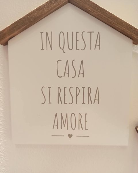 Decorazione da parete «In questa casa si respira amore» - Harmony Collegno