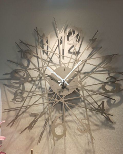Orologio da parete Arti & Mestieri con numeri intrecciati - Harmony Collegno