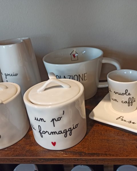 Servizio colazione Simple Day con frasi decorative - Harmony Collegno