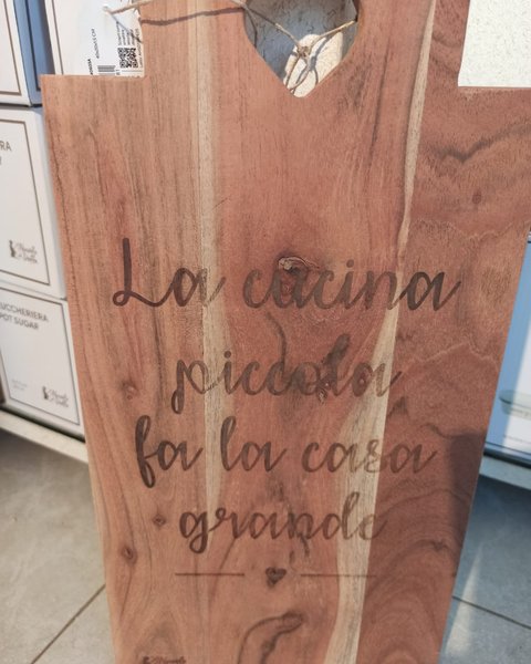 Tagliere Nuvole di Stoffa «la cucina piccola fa la casa grande» - Harmony Collegno