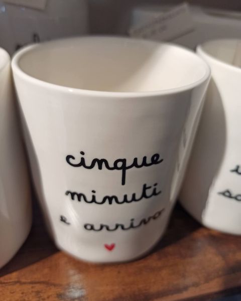 Tazza Simple Day «cinque minuti e arrivo» - Harmony Collegno